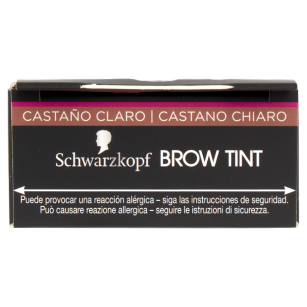 Schwarzkopf Brow Tint Castano Chiaro Colorazione Permanente per Sopracciglia