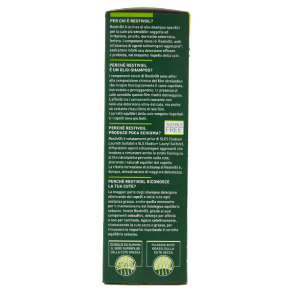 RestivOil Activplus Olio-Shampoo per Cute Sensibile Rinforzante 150 ml