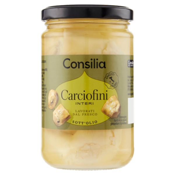 Consilia Carciofini in Olio di Semi di Girasole 285 g