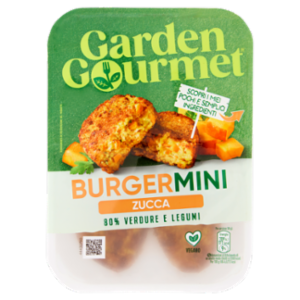 GARDEN GOURMET Burger Mini Vegano Di Zucca 4 Pezzi 160g