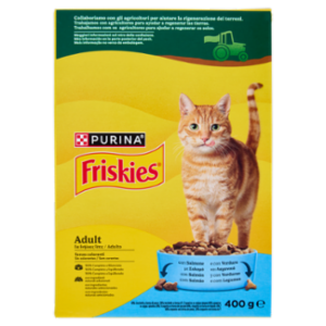 PURINA FRISKIES Adult Salmone e Con Verdure 400g