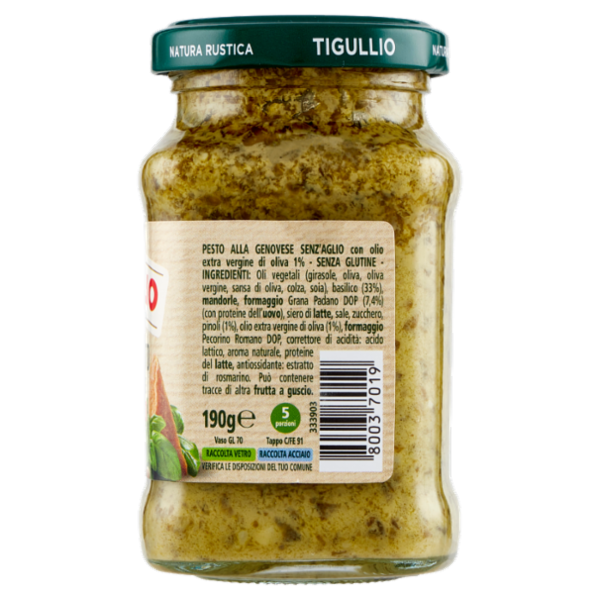 Tigullio Gran Pesto alla Genovese Senz'Aglio 190 g