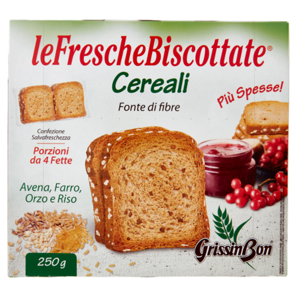 GrissinBon leFrescheBiscottate Cereali 250 g