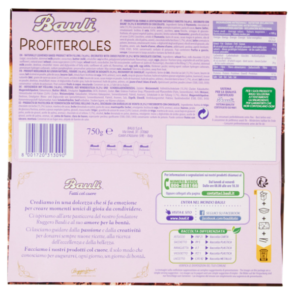 Bauli Profiteroles 750 g