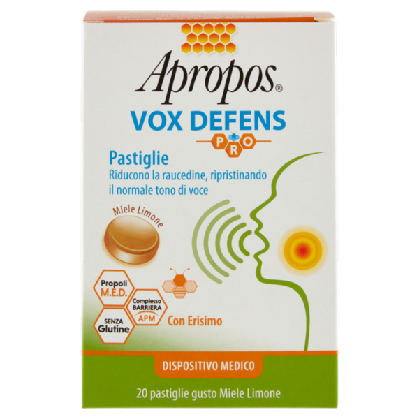 Apropos Vox Defence Pro Miele Limone Pastiglie 20 x 2,5 g
