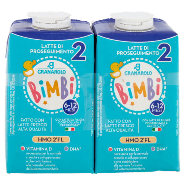 Granarolo Bimbi Latte di Proseguimento 2 2 x 500 ml