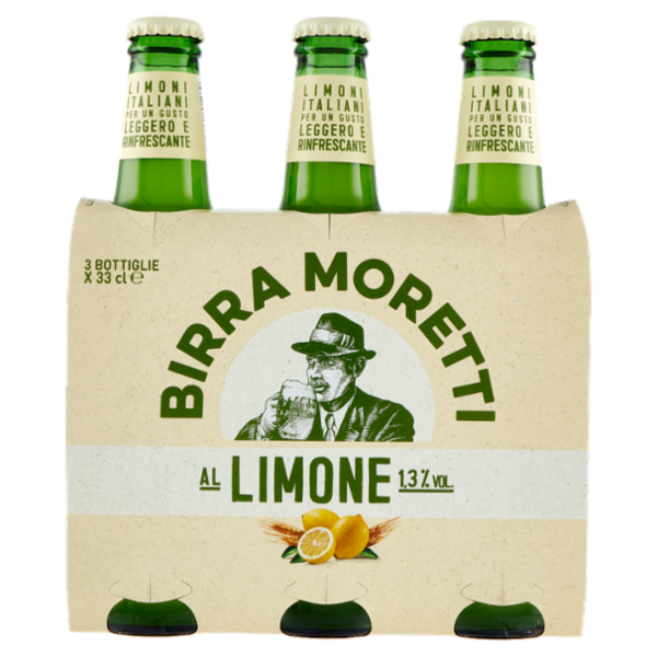 Birra Moretti al Limone 3 x 33 cl