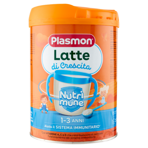 Plasmon Latte di Crescita Nutri mune 1-3 Anni 800 g