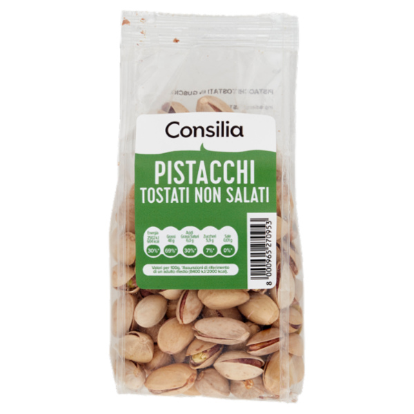 Consilia Pistacchi Tostati e Non Salati 150 g
