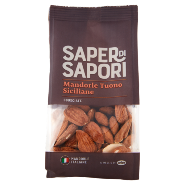 Selex Saper di Sapori Mandorle Tuono Siciliane Sgusciate 100 g