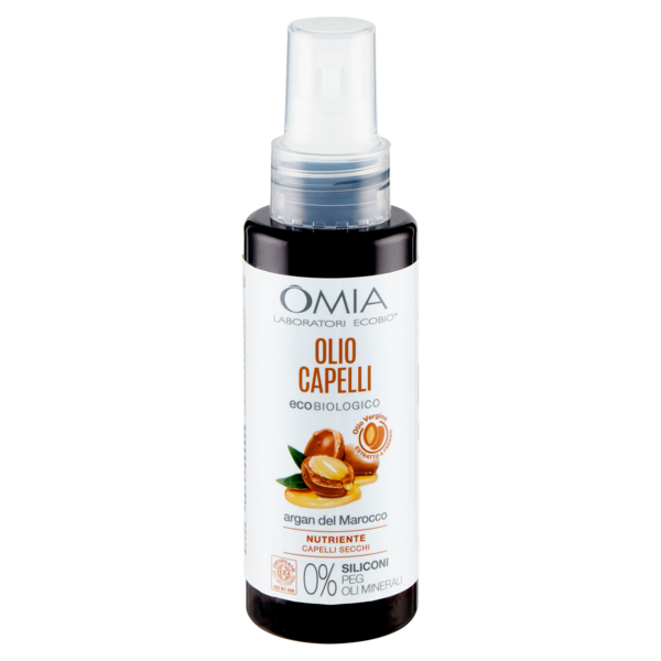 Omia Laboratoires eco biologico Olio Capelli olio di argan Capelli Lisci 100 ml