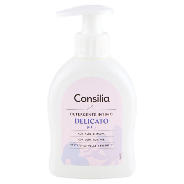 Consilia Detergente Intimo Delicato con Estratti di Aloe e Malva pH5 200 ml