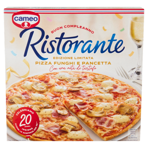 cameo Ristorante Pizza Funghi Pancetta 355 g