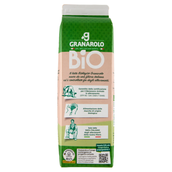 Granarolo Bio Latte Biologico Intero 1 L