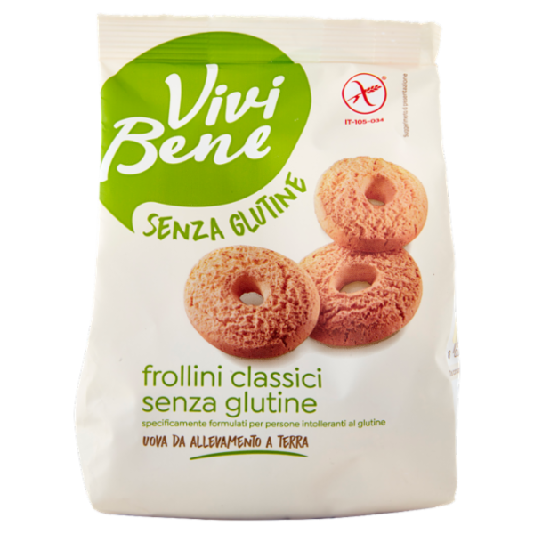 Vivi Bene Senza Glutine Frollini Classici Senza Glutine 200 g