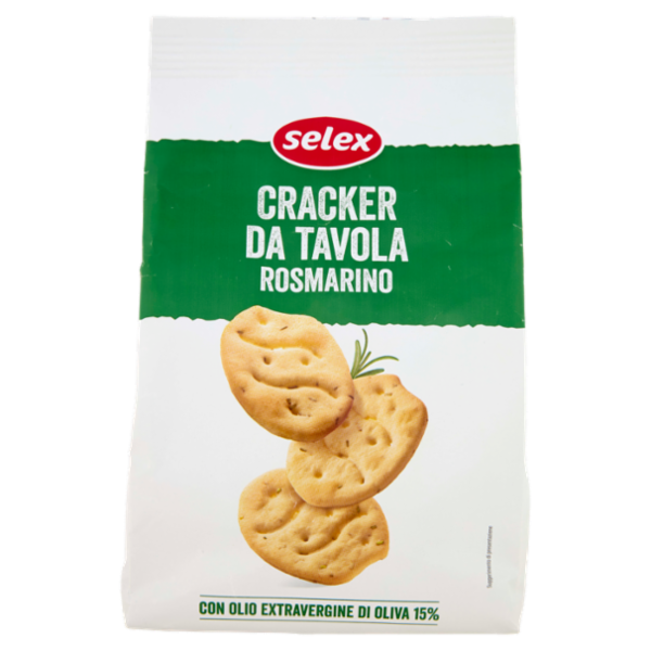 Selex Cracker da Tavola con Rosmarino 300 g