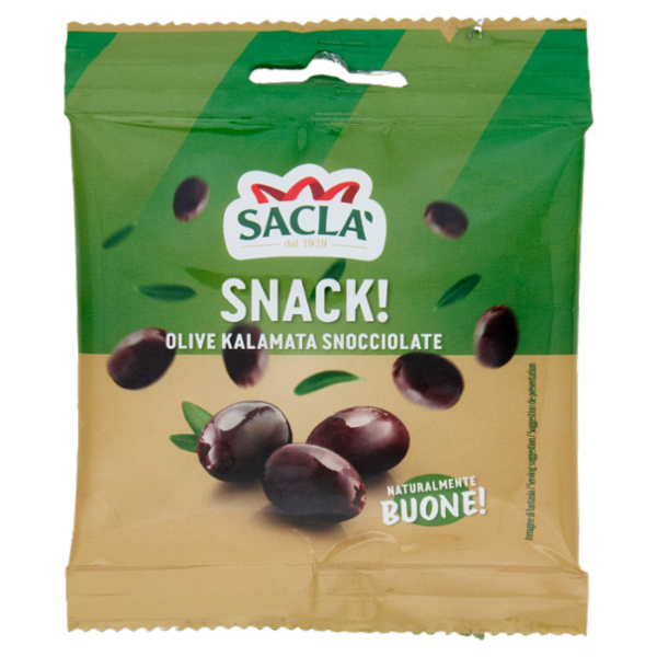 Saclà Snack! Olive Kalamata Snocciolate 30 g