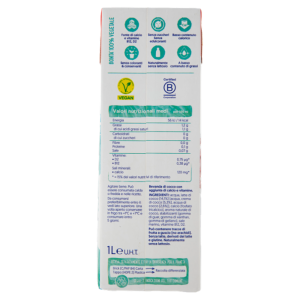 ALPRO Senza Zuccheri Bevanda Vegetale al Cocco 1l