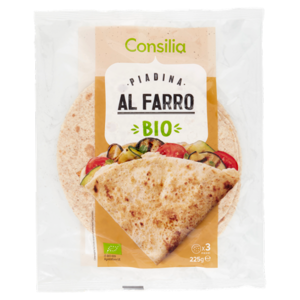 Consilia Piadina al Farro Bio 3 pezzi 225 g