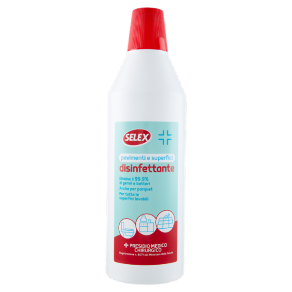 Selex Detergente per Pavimenti e Superfici Disinfettante 1 L