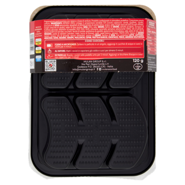 Mulan Ravioli di Verdure al vapore 120 g