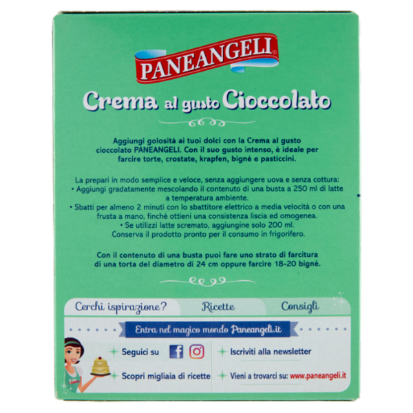 PANEANGELI Crema al gusto Cioccolato 2 x 86 g