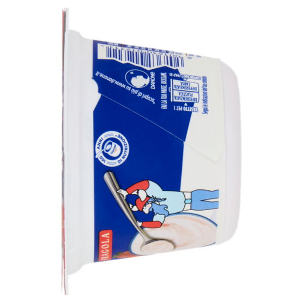 DANONE Skyr, Yogurt ispirato all'Islanda, 0% grassi, Cremoso, Ricco in Proteine, Fragola,150g