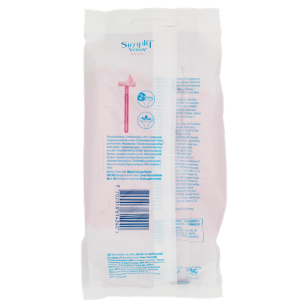 Gillette Rasoio da Donna Usa e Getta Simply Venus Basic - 15 Rasoi