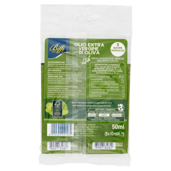 Biffi Olio Extra Vergine di Oliva 5 x 10 ml