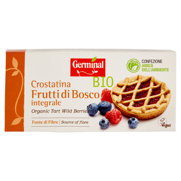 Germinal Bio Crostatina Frutti di Bosco integrale 4 x 50 g