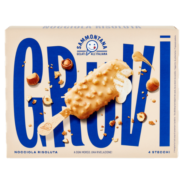 Sammontana Gruvi Nocciola Risoluta 4 x 60 g