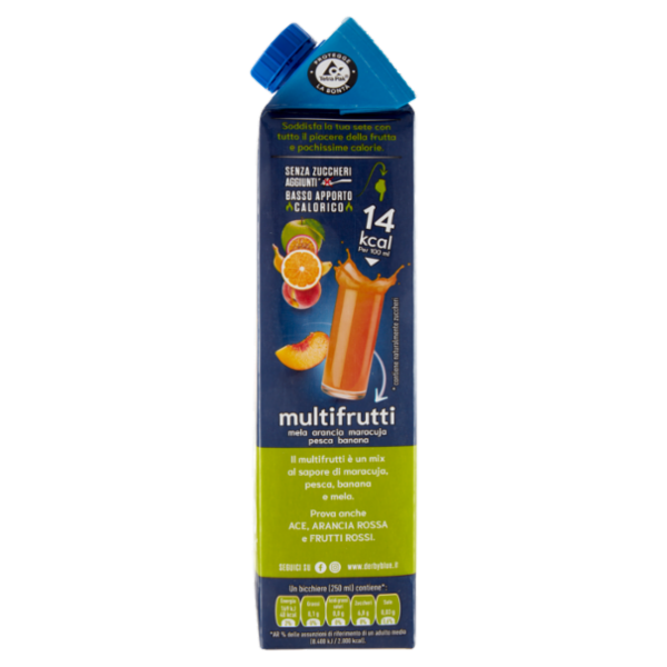 Derby blue zero multifrutti 1000 ml