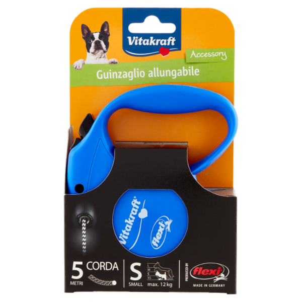 Vitakraft Accessory Guinzaglio allungabile Corda S Small 5 mt