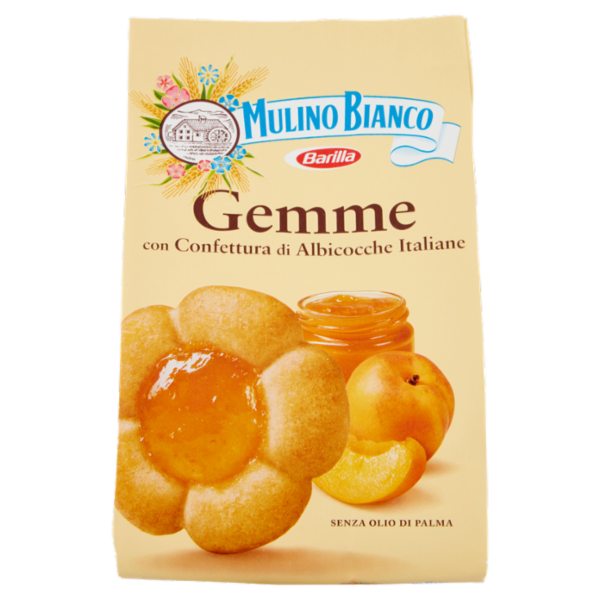 Mulino Bianco Gemme Biscotti con Confettura di Albicocche Italiane 200g