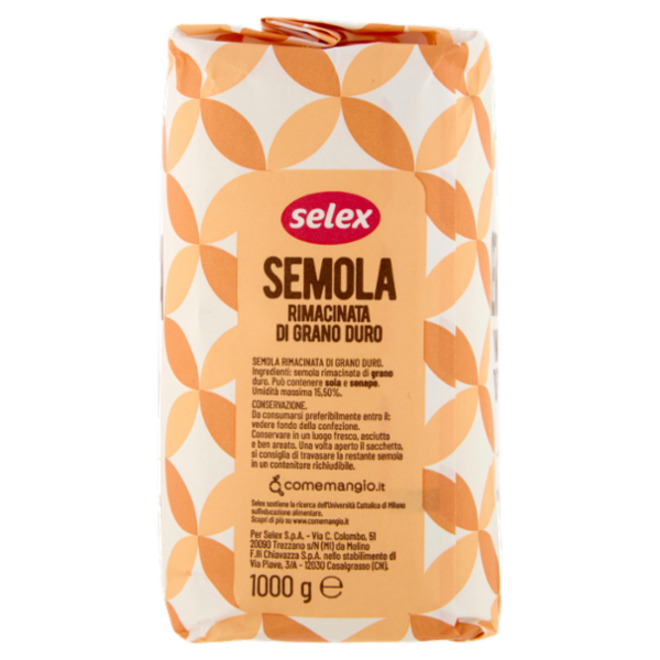 Selex Semola Rimacinata di Grano Duro 1 kg