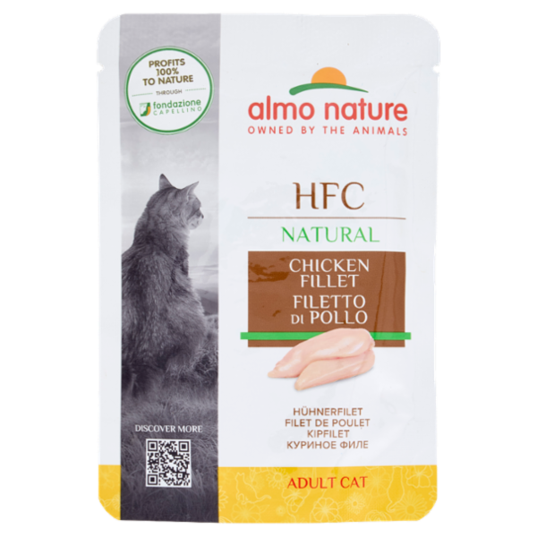 almo nature HFC Adult Cat Natural Filetto di Pollo 55 g