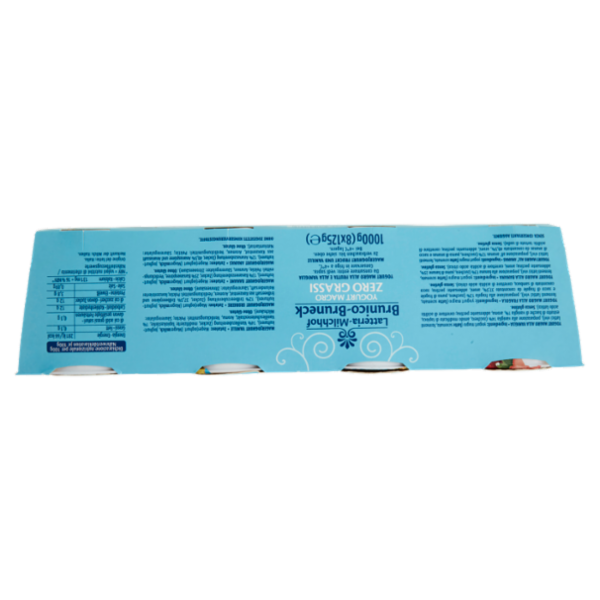 Latteria Brunico Yogurt Magro Zero Grassi 2 Ananas - 2 Fragola - 2 Banana - 2 Vaniglia 8 x 125 g