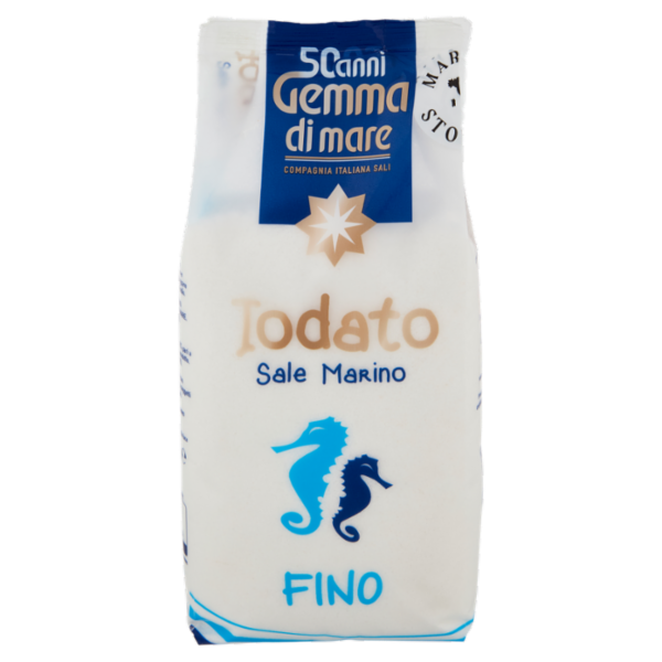 Gemma di mare Iodato Sale Marino Fino 1000 g
