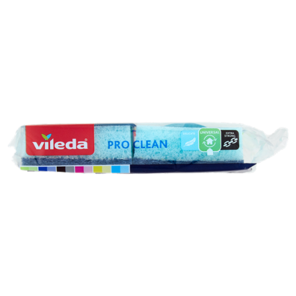 Vileda Pro Clean Spugna Abrasiva 2 pz