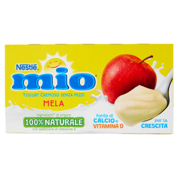 NESTLÉ MIO Yogurt Cremoso Senza Pezzi Mela 2x125g