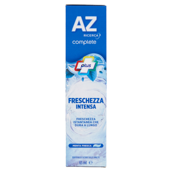 AZ Ricerca Dentifricio Complete Plus Freschezza Intensa Menta Fresca 65 ml