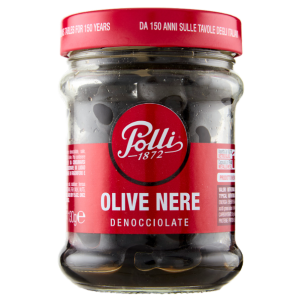 Polli Olive Nere Denocciolate 130 g
