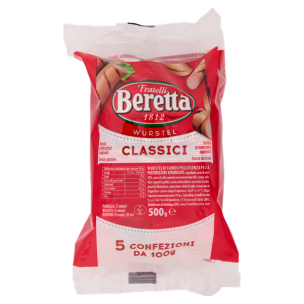 Fratelli Beretta Würstel Classici 5 x 100 g