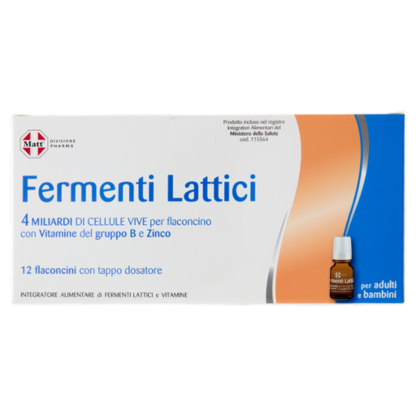 Matt Divisione Pharma Fermenti Lattici 12 flaconcini 84 ml