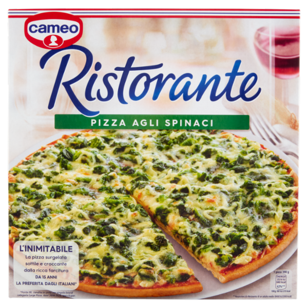 cameo Ristorante Pizza agli Spinaci 390 g