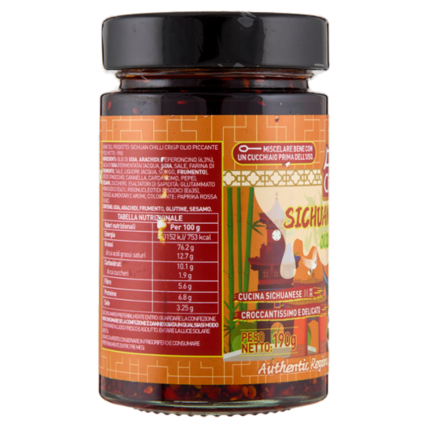ChinEat Sichuan Chilli Crisp Olio Piccante 190 g