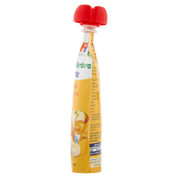 HiPP Biologico Frutta & Verdura Frullata Mela, carota, mango e banana 90 g