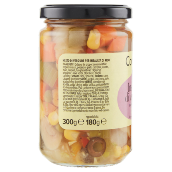Consilia Insalata di verdura per Riso Senza Olio Sott'Aceto 300 g