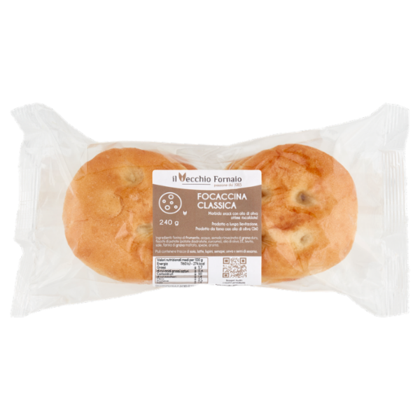 il Vecchio Fornaio Focaccina Classica 240 g