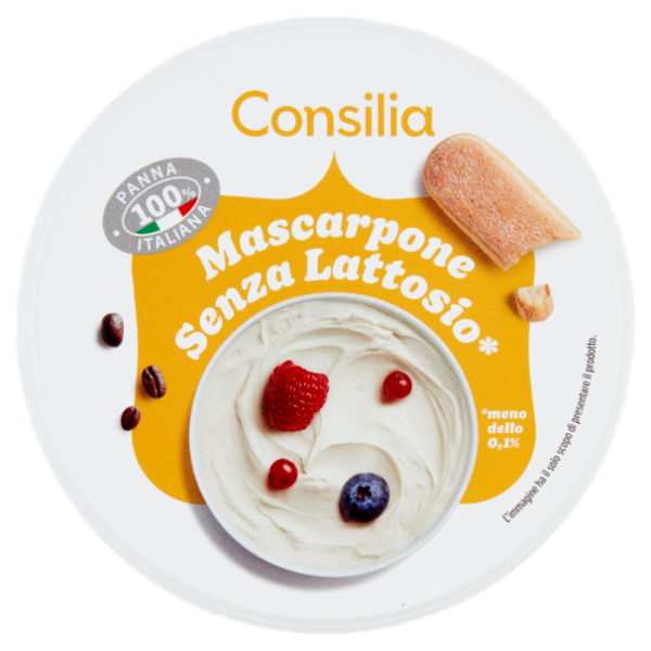 Consilia Mascarpone Senza Lattosio 250 g